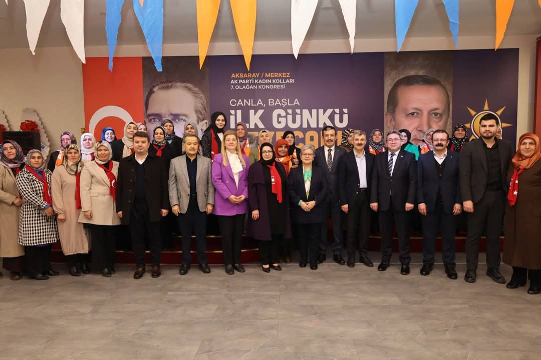 Ak parti kadın kolları Kongresi yapıldı Başkan Av. Şenay Demir güven tazeledi