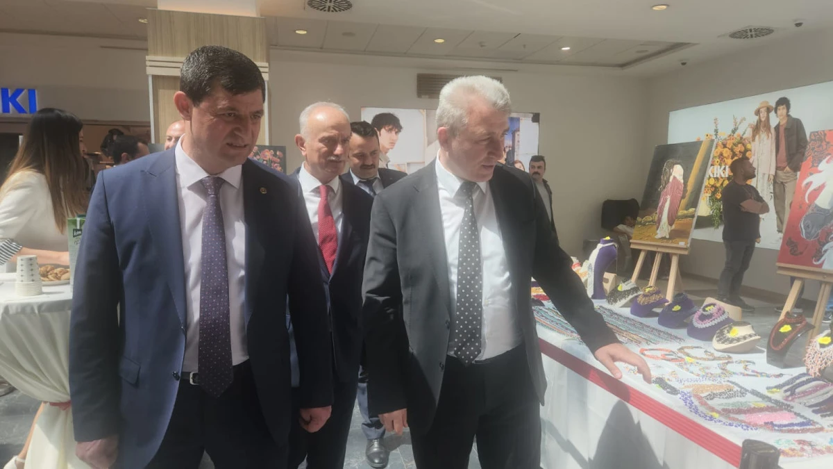 Aksaray’da Kader Mahkumlarının El Eserleri Sergi açılışı yapıldı 