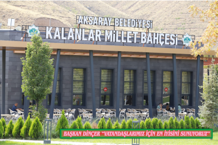 AKSARAY BELEDİYESİ SOSYAL TESİSLERİ VATANDAŞLARDAN TAM NOT ALIYOR