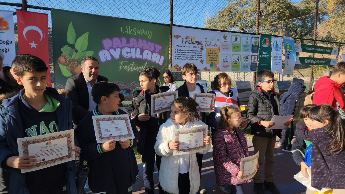  Aksaray'da düzenlenen 1. Palamut Avcıları Festivali'nde Çevreci Coşkusu