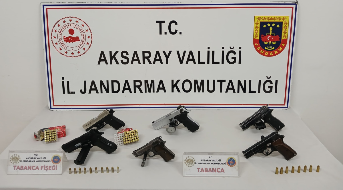 Aksaray'da Kaçak Silah Ticareti Operasyonu: Bir Şüpheli Gözaltına Alındı