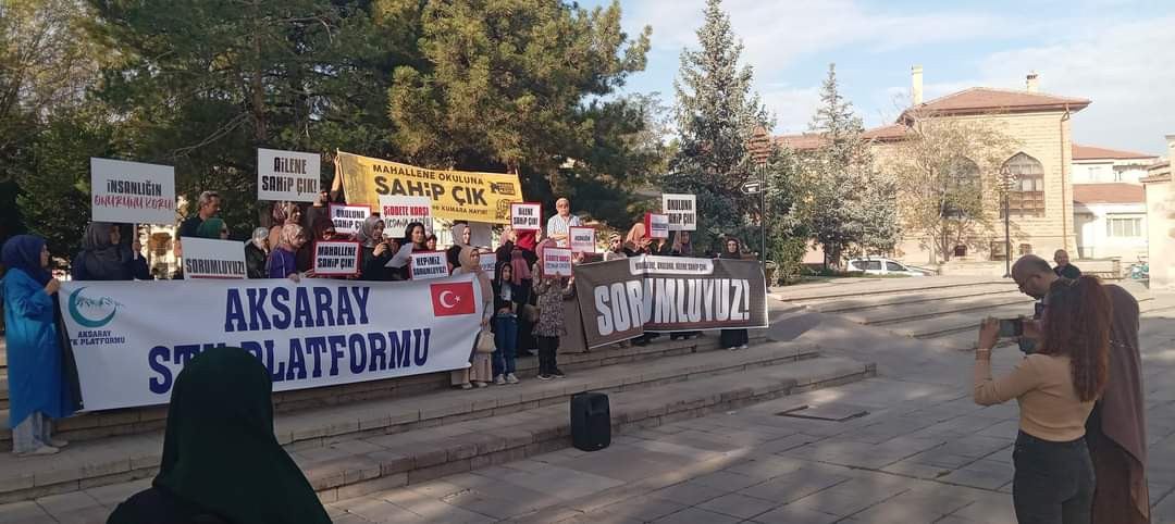 Aksaray'da Şiddet ve Uyuşturucuya Karşı Toplumsal Seferberlik Çağrısı!