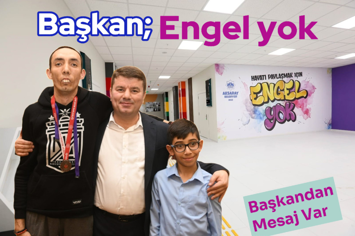 BELEDİYE BAŞKANI DR. EVREN DİNÇER’DEN 3 ARALIK DÜNYA ENGELLİLER GÜNÜ MESAJI