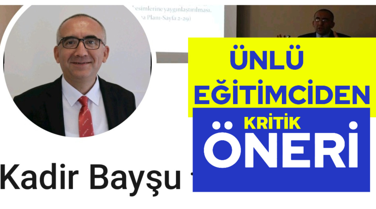 Nesibe Aydın Okulları Denetim Yöneticisi Kadir Bayşu'dan Çarpıcı Güneş Enerjisi Vurgusu